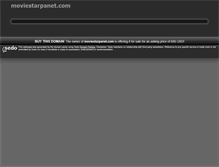 Tablet Screenshot of moviestarpanet.com